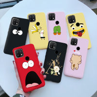 สำหรับ OPPO A15 /A15s ซิลิโคน TPU อ่อนกรณีการ์ตูนน่ารักทาสีเคสโทรศัพท์ป้องกันฝาหลัง