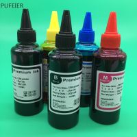 Hot Selling 5PCS 100Ml Universal Water Based Dye Ink Bottle Refill Kit For HP 304 Canon Brother Epson Ecotank Lexmark  Inkjet Printers