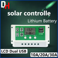 30A MPPT Solar Charge Controller แผงชาร์จพลังงานแสงอาทิตย์ จอแสดงผล Dual USB 10A/20A/30A