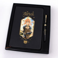 Violet Evergarden Peripheral Violet Notebook Gift A4 Notebook Set Gift Box Pen Birthday Gift Student Stationery Collection Note Books Pads