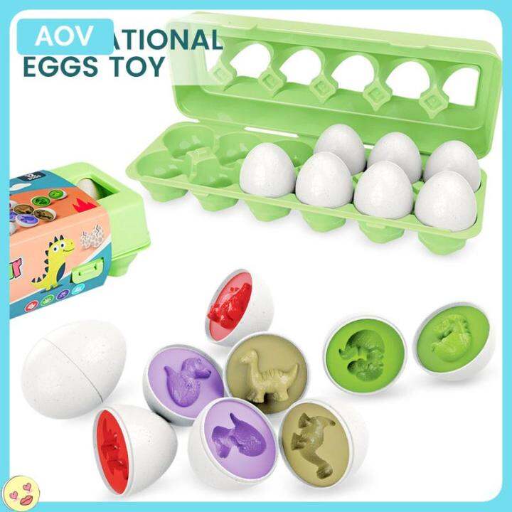 Matching Eggs Toy Math Toys Matching Eggs Math Toys 12pieces Colour