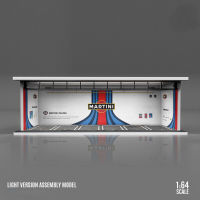 MOREART 1/64 Martini Parking Garage Diorama with LED lights