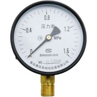 High efficiency Original Y-100 Pressure Gauge Radial Barometer Water Pressure Gauge Oil Pressure Negative Pressure Gauge Hydraulic Gauge 2.5/1.6MPa Vacuum Gauge