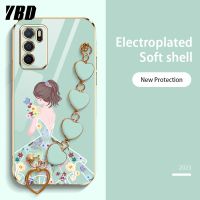 YBD เคสโทรศัพท์ลาย Love สำหรับ OPPO A16 A54S A16S 4G ลายช่อดอกไม้น่ารักสำหรับเด็กผู้หญิงปลอกซิลิโคนบูติกแบบนุ่มล่าสุด