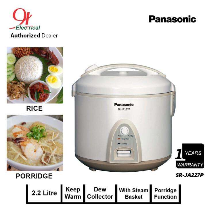 PANASONIC 2.2L Rice Cooker SRJA227P Lazada