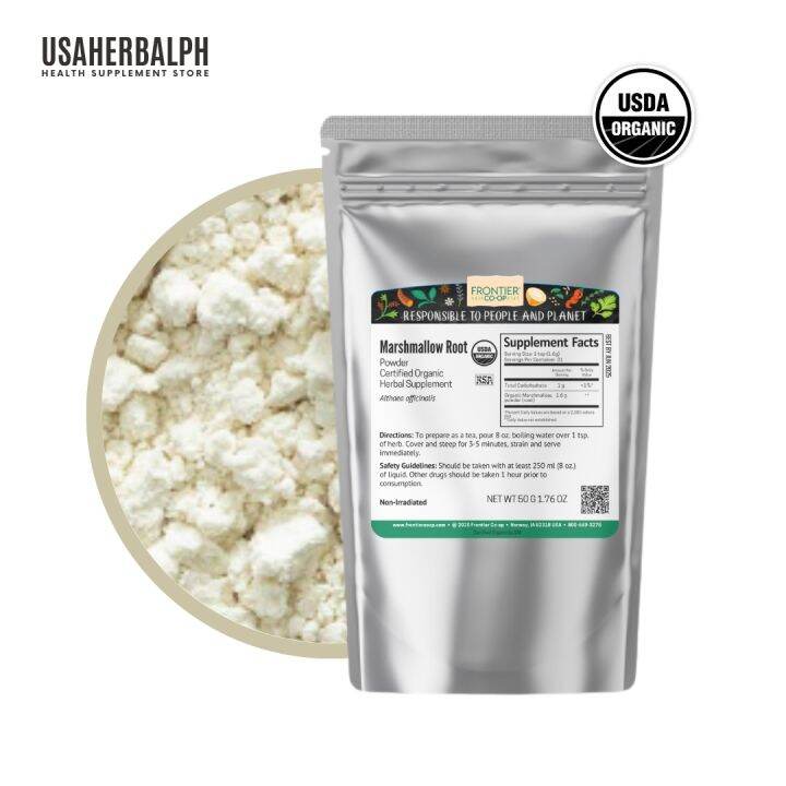 Marshmallow Root Powder by Frontier Coop Herbal Supplement Ulcers