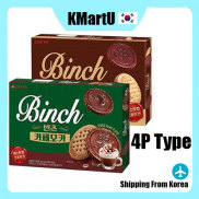 Lotte Bánh quy sô cô la binch-Hàn Quốc Cafe Mocha bánh quy cao cấp 76g,