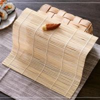 Special Offers 1Pcs 24X24cm Sushi Set Bamboo Rolling Mats Rice Paddles Tools Kawaii Sushi Mold Bamboo Kitchen DIY Accessories Japanese Kitchen