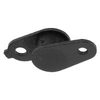 ☊ Black Rubber Exhaust Head Pipe Hanger Bracket Stay Mount for Honda CR125R 1986-2007