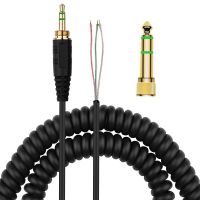 Replacement Cable Extension Spring Coiled Cord for Audio-Technica ATH-M20 ATH-M20X ATH-M30 ATH-M30X ATH-M50 ATH-M50S Headphones  Cables