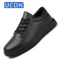 UCON รองเท้าผู้ชายแบบผูกเชือกน้ำหนักเบา,รองเท้าผู้ชายระบายอากาศได้ดีรองเท้าผ้าใบแฟชั่นใหม่ฤดูร้อนรองเท้าลำลองอเนกประสงค์กลางแจ้งแนวสตรีท39-47รองเท้าลำลอง