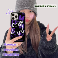 -Momocase- เคสสกรีนลายแมวดำ แบบนิ่ม TPU เว้าเลนส์กล้อง สำหรับรุ่น 14 13 13PROMAX 12 ProMax 11 8plus XR X 11ProMax #139