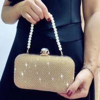 Hot selling Evening bag 2021 new celebrity evening dress cheongsam clutch gold diamond Messenger womens