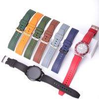 20mm/22mm Fluorine Rubber Strap Universal Style Waterproof Smart Rubber Watch Strap in Stock for GT2 Watch Bands