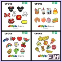 CROCS ชุดเครื่องรางรองเท้า jibbitz คุณภาพสูง