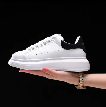 Shop Alexander Mcqueen White Shoes Flat Bottomed Elevated Sneakers Unisex  Style with great discounts and prices online - Sep 2023