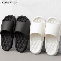 【CC】✟  Men Thick Platform Slippers Beach Eva Soft Sole Sandals Leisure Ladies Indoor Anti-Slip Shoes