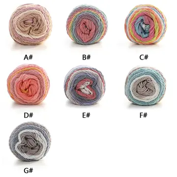 27colors 125g High Quality Crochet Nylon Yarn for DIY Handmade Crafts Home  Decoration 