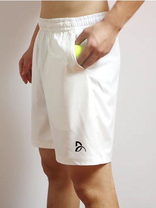 nadal-federer-เครื่องแบบเทนนิสกางเกงเทนนิสสีขาวกางเกงเทนนิสสำหรับวัยรุ่นผู้ชายกีฬาแห้งเร็ว