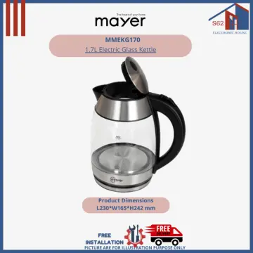 Mayer electric hot sale glass kettle