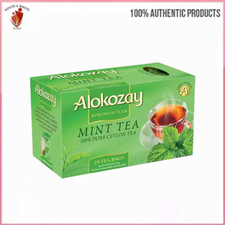 EXPIRY DATE DECEMBER 2023 ALOKOZAY MINT TEA (25 TEA BAGS) Lazada PH