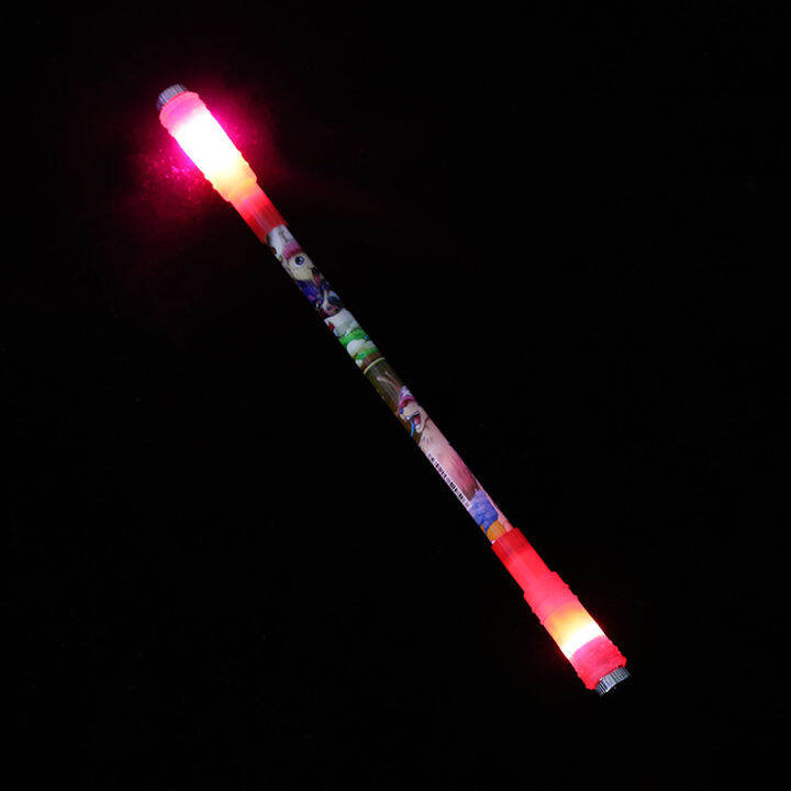 led-light-turn-ปากกาอุปกรณ์สำนักงานโรงเรียน-spinning-pen-rotating-gaming-pen-intelligence-toy-non-slip-gel-pens