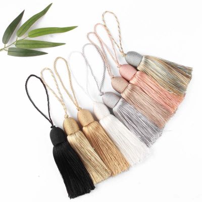 【LZ】 1Pc/Pack 28cm Hanging Rope Tassels Sewing Bang FringeTrim Key Tassel for DIY Embellish Curtain Accessories Home Decor Gift
