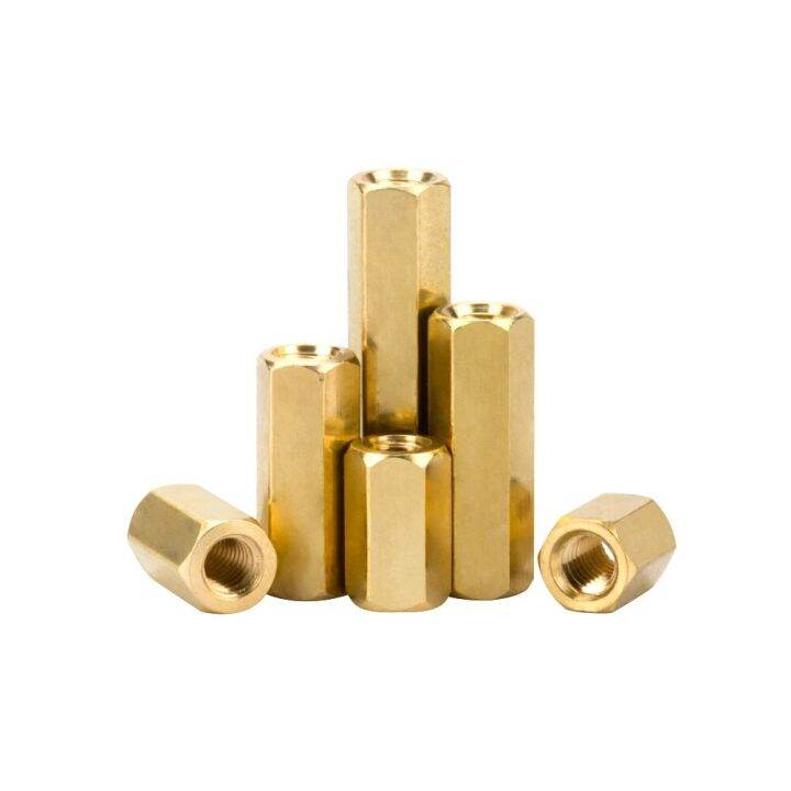 m2-m2-5-m3-m4-m5-brass-standoff-pcb-spacer-pc-board-motherboard-hex-stand-off-column-rack-stud-copper-pillar-hexagon-bolt-screw-nails-screws-fastener