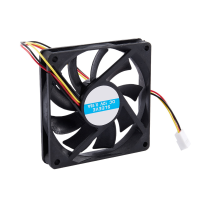 4X 12V 3 Pin CPU Fan Heatsink Cooler Heatsink Fan for PC 80X80X15mm