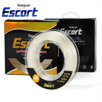 Seaguar Escort 100เมตร F Luorocarbon สายการประมง2.76-56.64LB ทดสอบคาร์บอนไฟเบอร์ผู้นำสาย0.141-0.778มิลลิเมตรบินสายการประมง P Esca