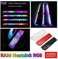 ฮีตซิงค์แรม Jonsbo NC-1 RAM Heatsink Cooler ระบายความร้อน ไฟ RGB 256 color auto change Aluminum Memory DDR3 DDR4 (สีดำ)