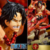 Figure ฟิกเกอร์ งานปั้น GK Statue JZ Studio จากการ์ตูนเรื่อง One Piece วันพีซ เต็มพิกัดสลัดจอมลุย วันพีช Portgas D Ace พอร์ทกัส ดี เอส หมัดอัคคี สูง 39 cm หนัก 5.5 kg Ver Anime อนิเมะ การ์ตูน มังงะ คอลเลกชัน ของขวัญ New Collection Doll ตุ๊กตา Model โมเดล