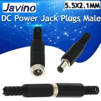 DC Power Jack Plugs Male / Female Socket Adapter Connectors 2.1mm x 5.5mm For DIY Projects Disassembly Female Male Plug 2.5MM  Wires Leads Adapters