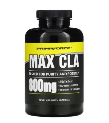 (ของแท้ พร้อมส่ง) Primaforce, Max CLA, 800 mg, 180 ซอฟเจล