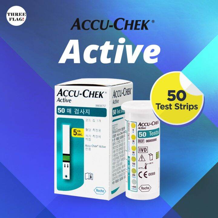 AccuChek Active Test Strips 50s (Exp Jun 2022) Lazada PH