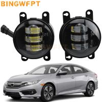 NEW LED Fog Light Assembly Car Front Bumper Daytime Running Lights For Honda Civic X HatchBack FK Coupe FC 2016-2019