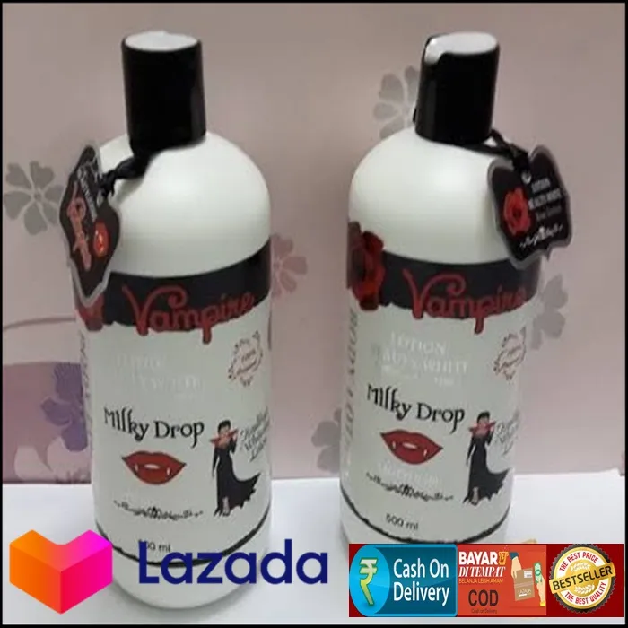 Hand Body Lotion Vampire Milky Drop Bpom Original 500ml White Label