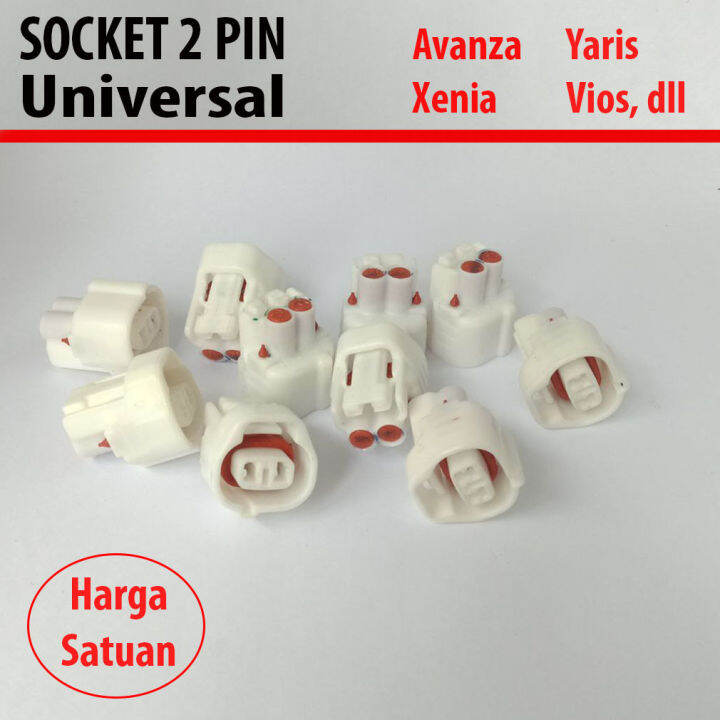 Socket 2 Pin Universal Avanza Xenia Yaris Vios Original Socket Idle Up