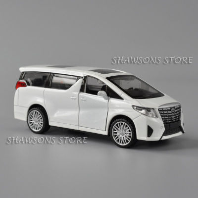 1:43 Diecast Metal Model Toyota Alphard MPV Pull Back Toy Car For Collection