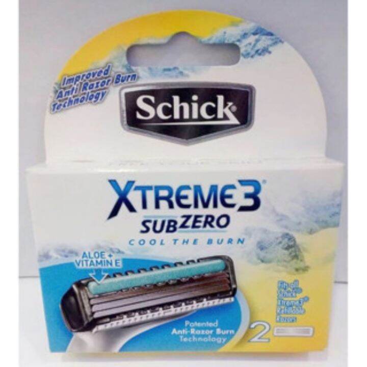 SCHICK XTREME 3 SUB ZERO REFILL 2'S SX3R2 Lazada