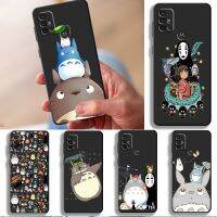 Totoro Spirited Away Ghibli Casing untuk Motorola Moto G51 G30 G60S G82 G200 G52 G31 G50 G71 G22 G8 G8 Tas Pelindung Silikon Power Armor