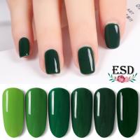 สีทาเล็บเจล Milan สีเขียวเอมเมอรัล Emeral  Green Color Series Nail Gel Polish  ขนาด 15 ml.