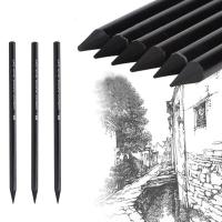 High Quality Professional Art Student Drawing Tool Charcoal Pure Carbon Charcoal Pencil Carbon Sketch Pen Full Carbon Pencil Drawing Pen