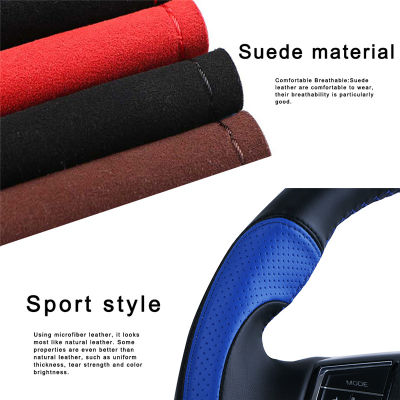 Customize Car Steering Wheel Cover For BMW E90 320 318i 320i 325i 330i 320d X1 328xi 2007 Leather Braid For Steering Wheel