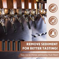 [HOT] 22 Pieces Draft Beer Tap Cover Beer Tap Cleaning Brush 20 Pieces Beer Faucet Keg Caps Rubber Tap Soother Sanitary Cover