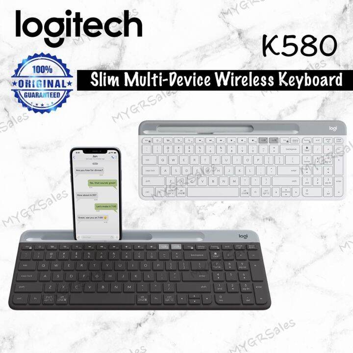 Logitech K580 Slim MultiDevice Wireless Keyboard for Chrome OS