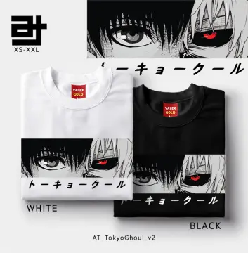 kaneki ken Anime Tokyo Ghoul Casual White T-shirts Men Women Short