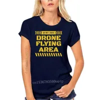 New Men t shirt DRONE FLYING AREA DO NOT CROSS tshirts Women t shirt