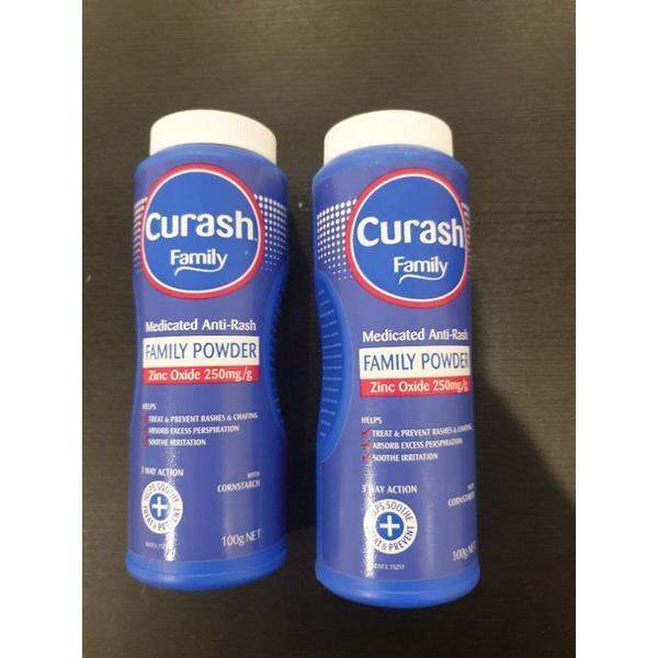 COD Curash Family Medicated Anti Rash Powder 100g Lazada PH