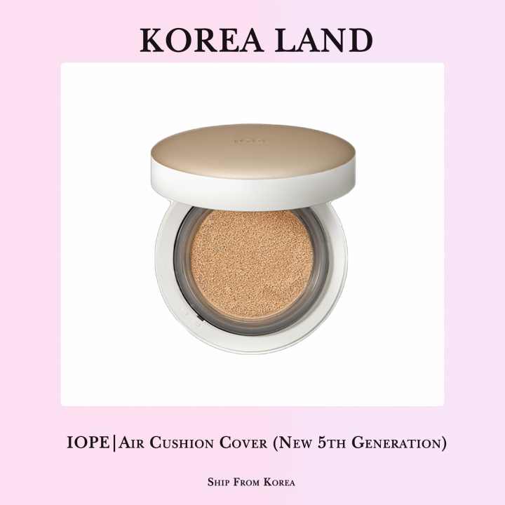 IOPE New 5th Generation Air Cushion Cover SPF50+/PA+++ (15g) Lazada